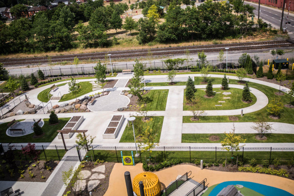 The Playground And Therapy Track At Ron Joyce Children’s Health Center 