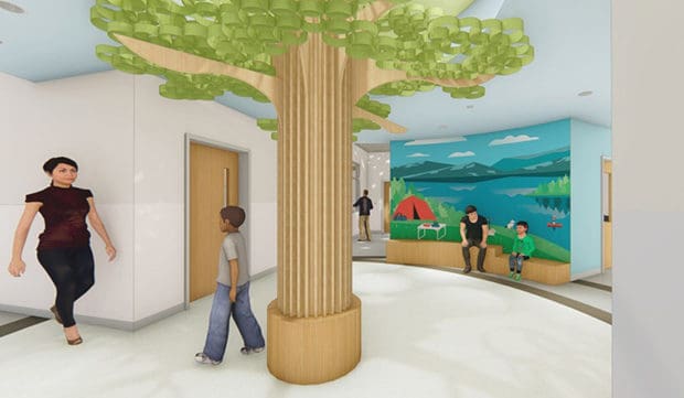 Biophilic Design Principles Provide Warmth and Familiarity to Maine Behavioral Healthcare Center of Autism and Developmental Disorders