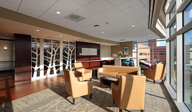 Light-Filled Family Area Provides Respite at Doylestown Hospital